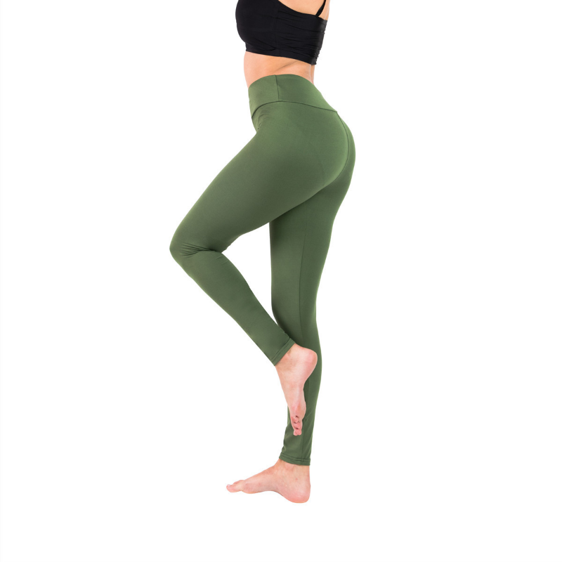 Leggings de fitness taille haute pour femmes, pantalons de yoga de sport à commande haute, documents solides, assiste, push up, couture