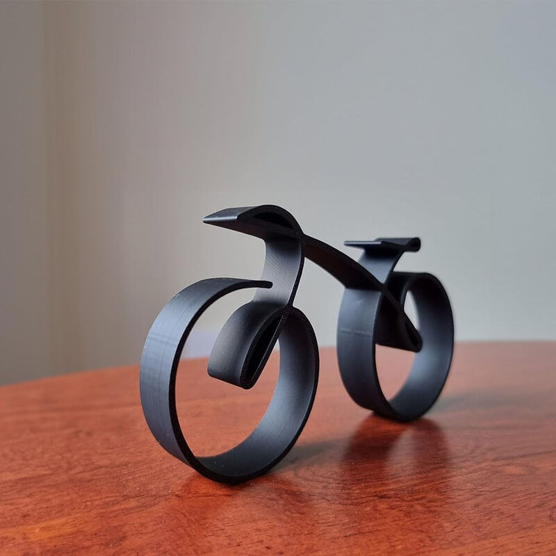 زخرفة زخرفية بسيطة على شكل دراجة ، ديكور مكتبي ، استخدام يومي