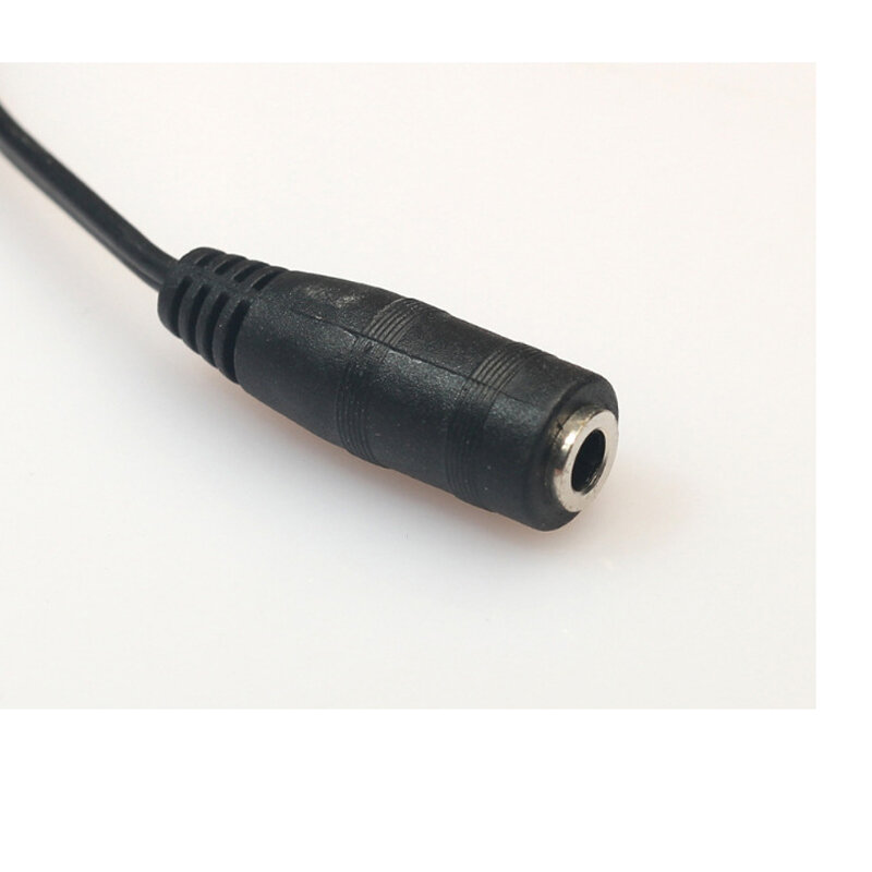 10-100 pces 3.5mm 1 fêmea para 2 macho aux áudio microfone divisor fone de ouvido adaptador cabo para telefone almofada móvel