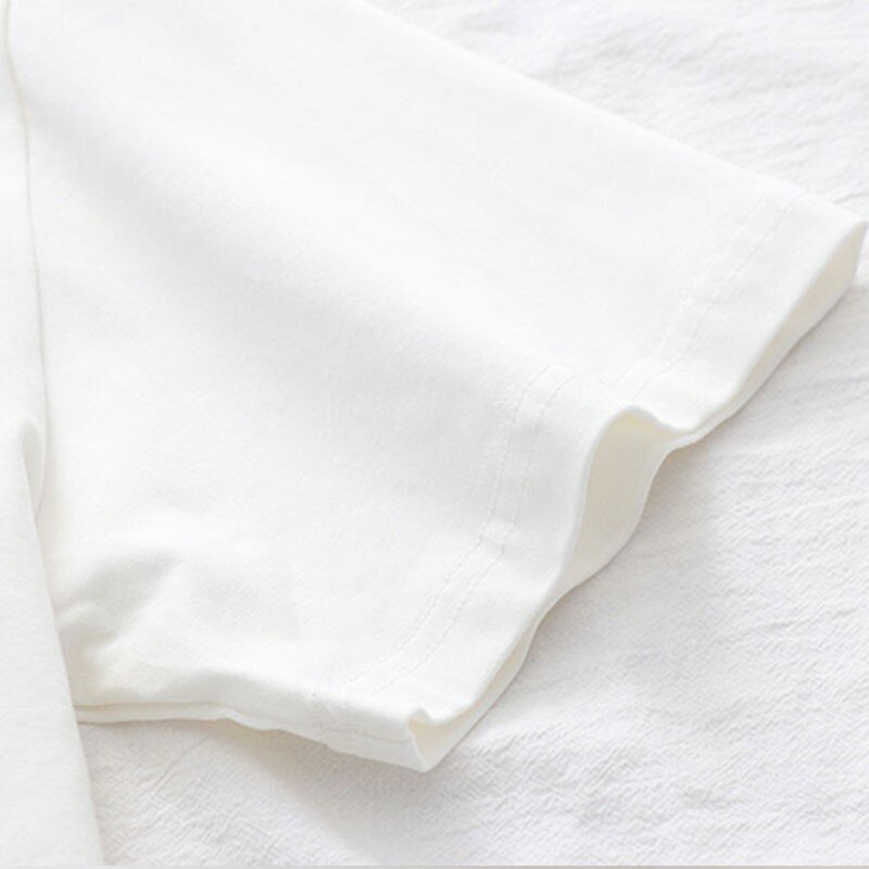 Camiseta con letras simples para mujer, camiseta de manga corta a la moda, top estampado con cuello redondo, camiseta informal, ropa para mujer