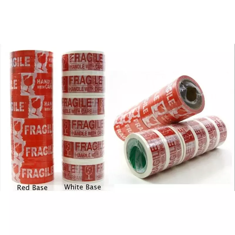 Customized productCustom Printed Fragile Tape BOPP Shipping Packing Tape With Logo