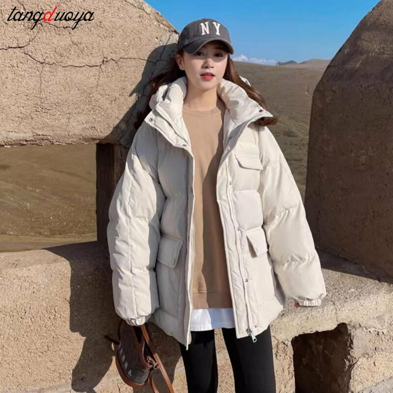 2023 New Jacket Cotton Coat Winter New Cotton Clothes Women's Casual Loose Bread Clothes Warm Fashion Women Jacket Outerwear