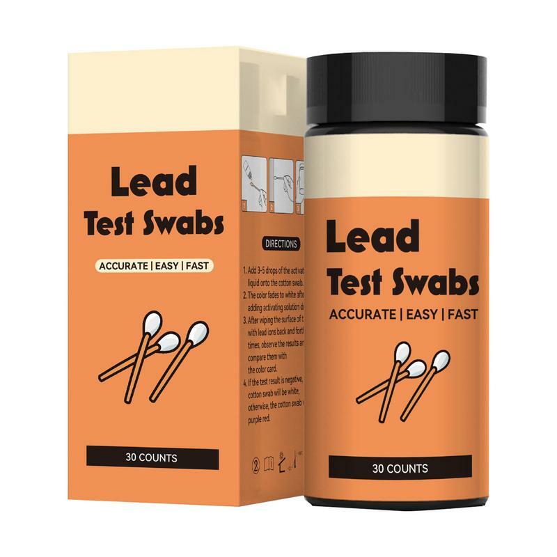 Lead Test Kit 30pcs Swab Rapid Test Kit Accurate Lead Check Swabs Results In 30Seconds Instant Lead Test For Painted Wood Plastr