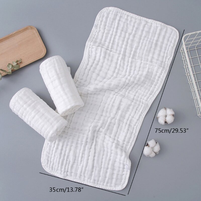 Bavoir mouchoir pour bébé avec six couches, serviette dessin, anti-salissure