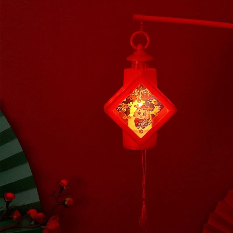 Осветительный фонарь с подсветкой для весеннего фестиваля, яркий Настольный декоративный светильник, китайский светодиод