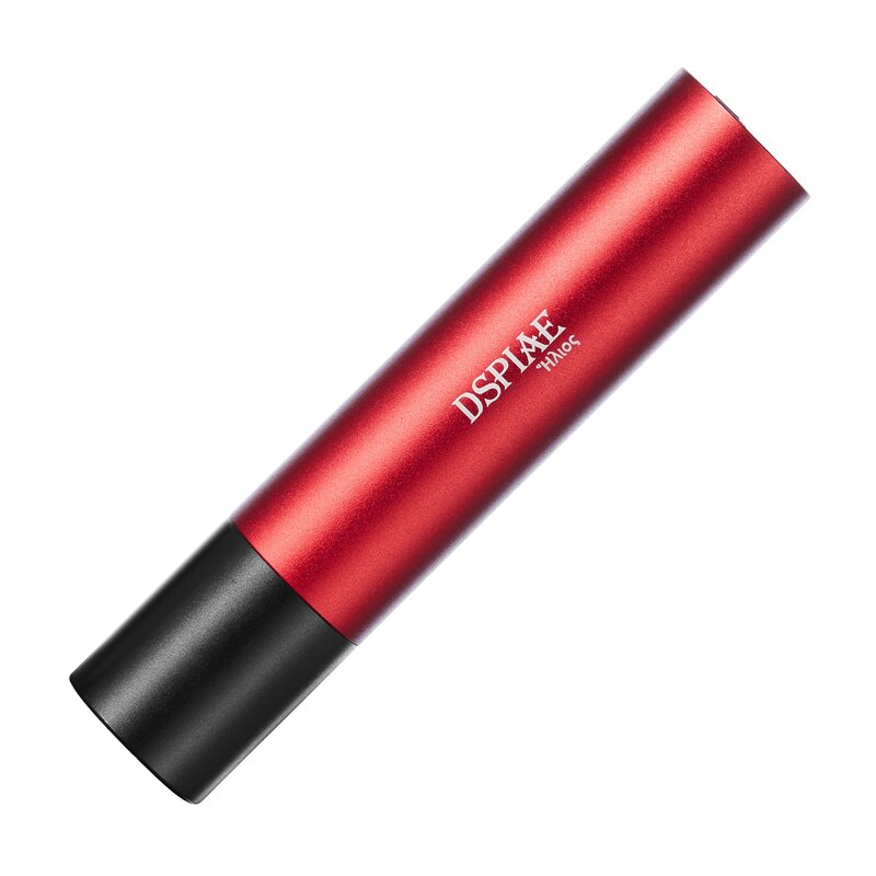 DSPIAE 3W 3 biegi Adust 365NM UV UV-T Nano fioletowy latarka narzędzie ręczne czerwony micro-usb 1200mah 120*45*30mm