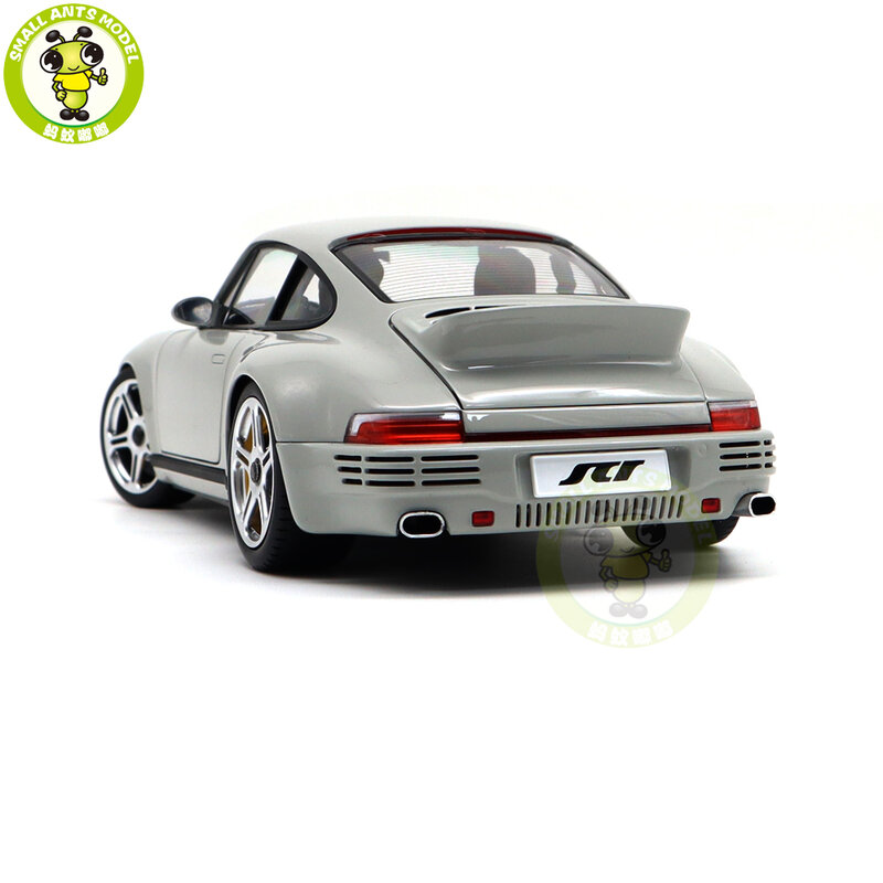 1/18 Almost Real 880204 RUF 2018 Chalk Grey Diecast Metal Model Toy Car Gifts For Father Friends