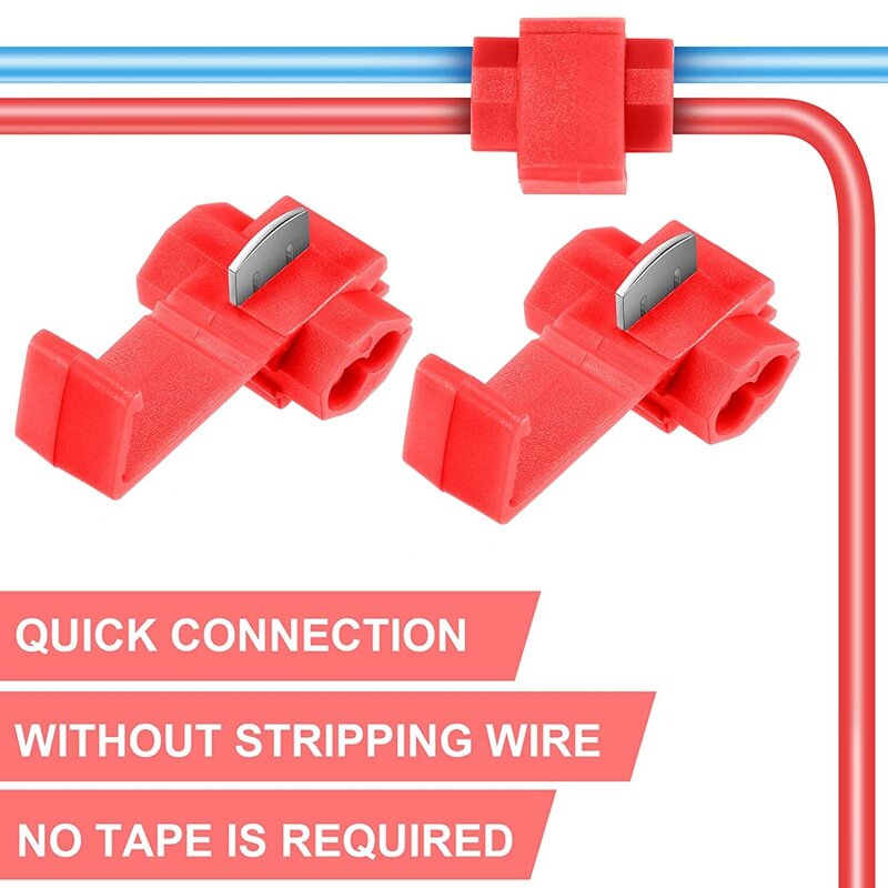 Connecteur de fil électrique instantané d'épissure sans soudure, fil industriel automobile, 120 pièces