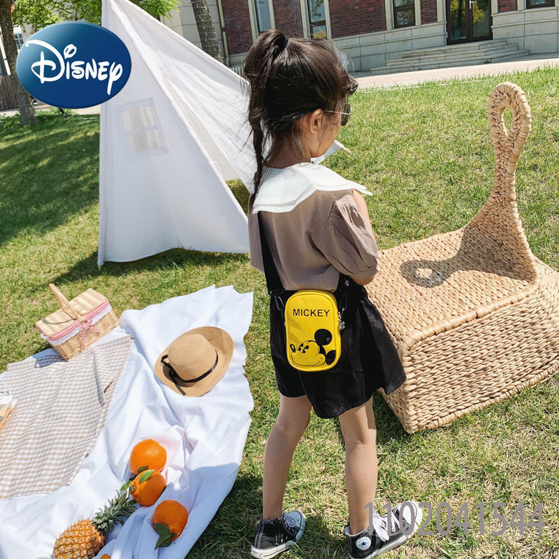 Сумка для младенцев с Микки Маусом, мультяшный милый миниатюрный модный кошелек для мелочи для девочек, маленький рюкзак