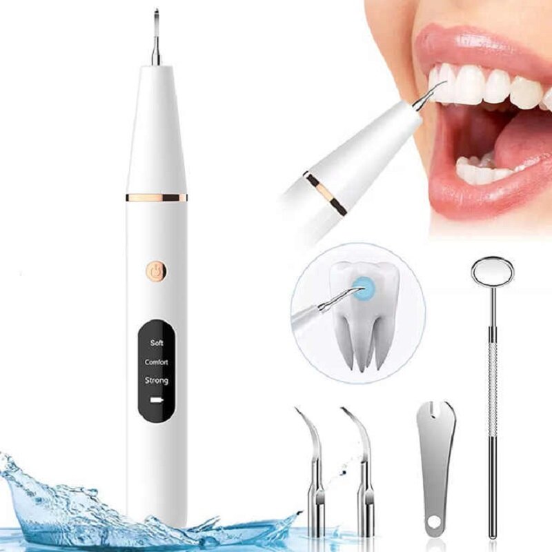 Ultradźwiękowy elektryczny środek do czyszczenia zębów dentystyczny urządzenie do usuwania kamienia nazębnego z kamienia nazębnego narzędzie do wybielania zębów