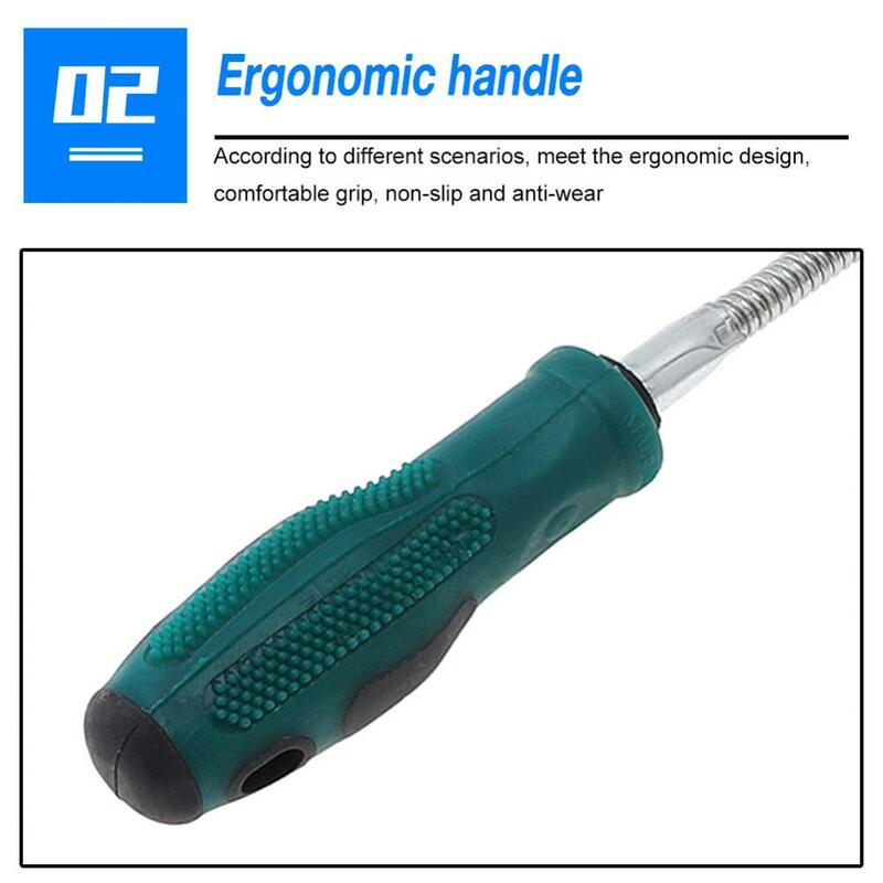 Magnetic Telescopic Pickup Tool Flexible Long Reach Spring Magnet Grab Grabber Fingers Prongs for Garbage Pick Up Arm Extension