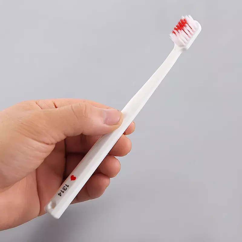 2023 NEW Black White Heart Couple Brush Teeth Eco Friendly Nano Adults Toothbrush Dental Care Kid Brush Soft-bristle Toothbrush
