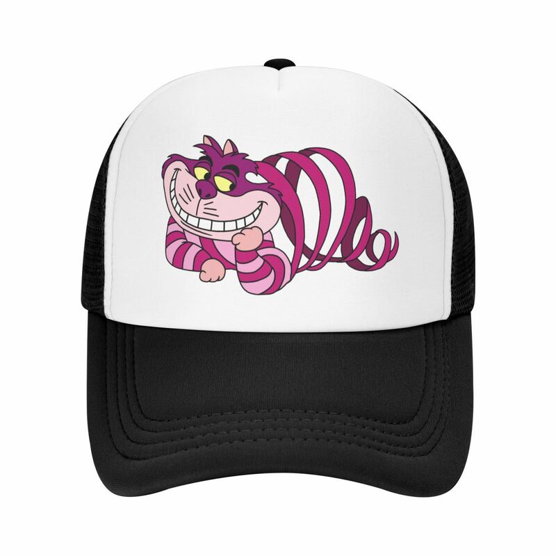 Индивидуализированная забавная бейсбольная кепка cheshhire с котом, для улицы, для женщин и мужчин, регулируемая летняя кепка-тракер