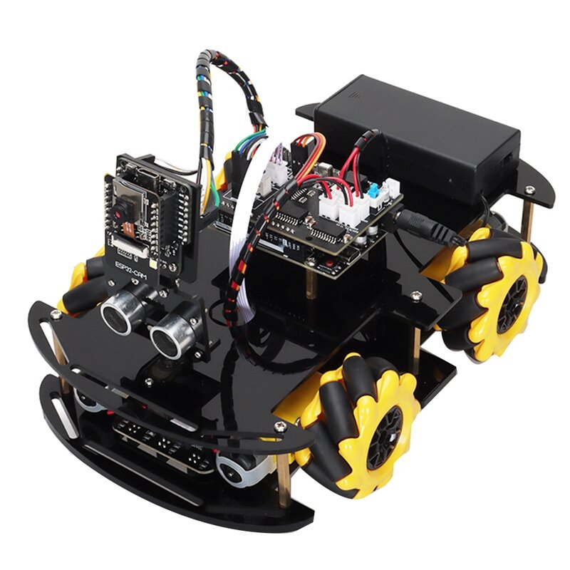Роботизированный стартовый автомобильный комплект для обучения и развития интеллектуальной автоматизации, полный комплект, как показано на рисунке, пластик для программирования Arduino