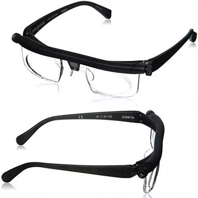 Verstelbare Sterkte Bril Lens Eyewear Afstand Leesbril Focus Voor-6D Tot + 3D Variabele Lens Correctie Bijziendheid Bril