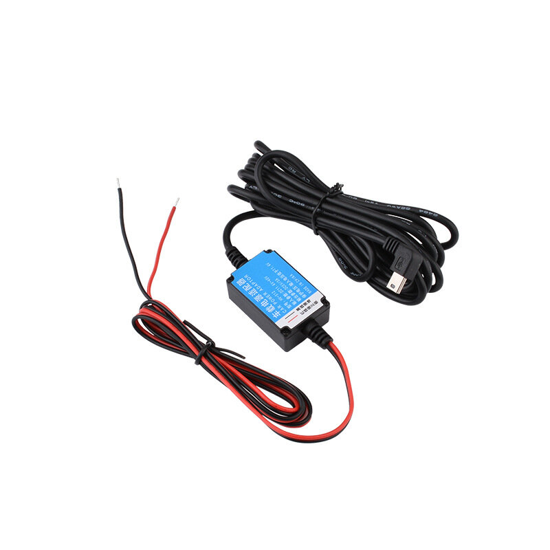 12V 24V To 5V 3A Step Down DC-DC Converter Mini 5PIN USB Cable Car Buck Power Supply Charger Adaptor for GPS DVR Charging