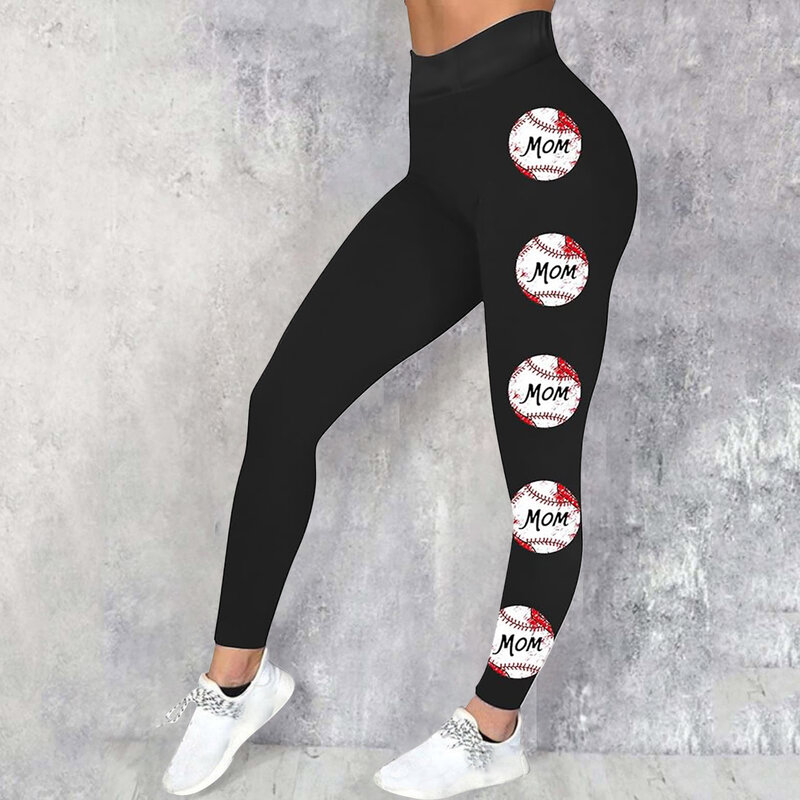 Yoga calças para mulheres, leggings impressos, calças finas e skinny, roupa do lazer