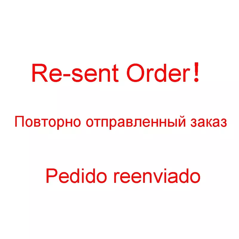 Re-sent Order （Please Contact Customer Service Before Placing an Order！）