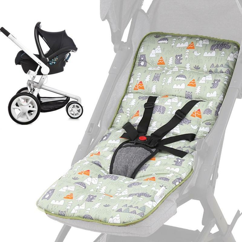 Pushchair Liner Universal Baby Stroller Liner Pad Universal Soft Stroller Cushion Pad Pram Liners Seat Cushion Pad Seat Cover