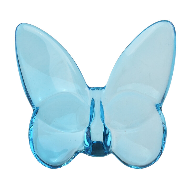 Стеклянные хрустальные бабочки, прозрачная Хрустальная бабочка, украшение, креативный свадебный подарок, стеклянная Хрустальная бабочка на удачу, домашний декор