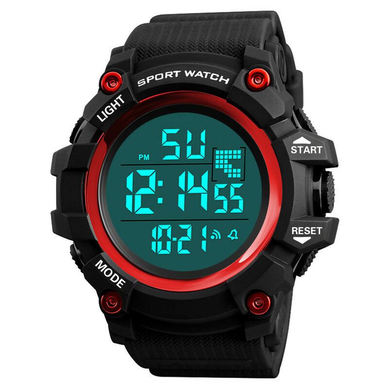 Jam tangan Digital Analog pria, arloji militer olahraga LED tahan air klasik indah untuk lelaki Reloj Hombr