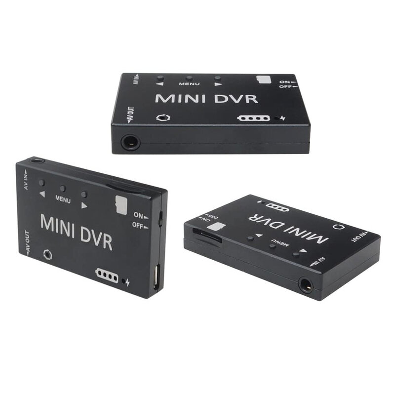 مسجل FPV صغير لطراز RC ، وحدة DVR ، NTSC ، PAL قابل للتحويل ، بطارية مدمجة ، فيديو وصوت
