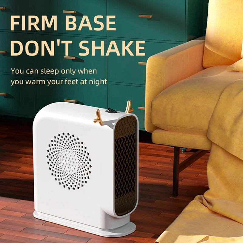 Electric Heater Fans Portable Desktop Low 500W Consumption Heating For Home Bedroom Warmer Machine For Winter EU Plug