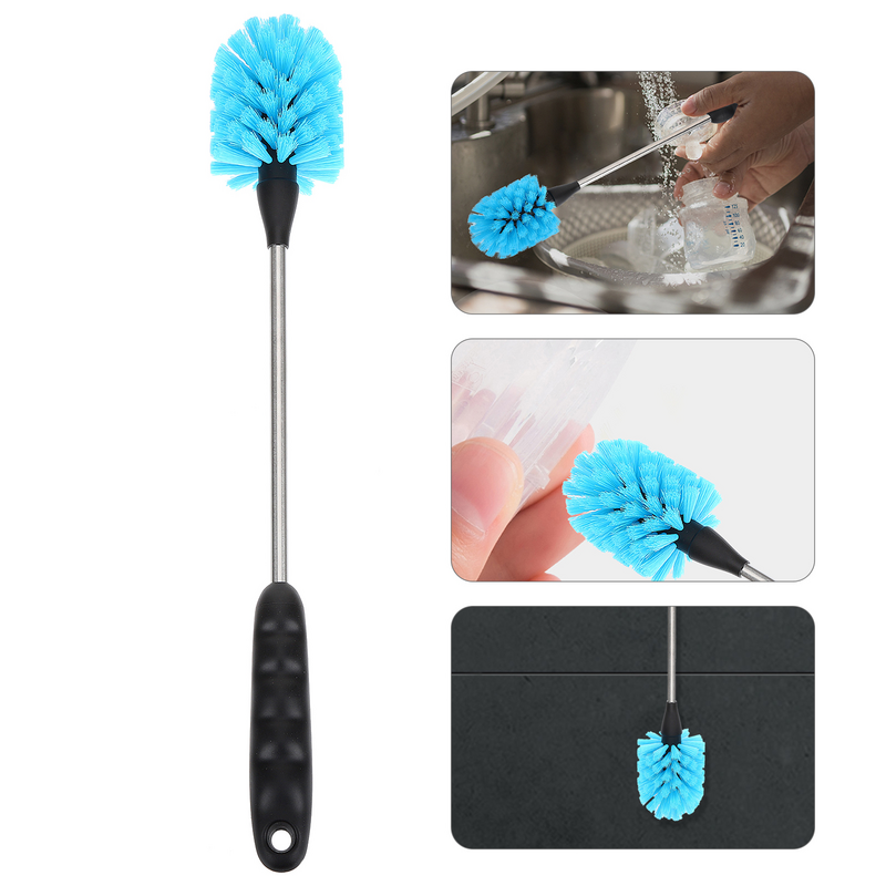 Cup Cleaning Brush Bottle Cleaner Scrubber Household Long Water Plastic Nylon Washer