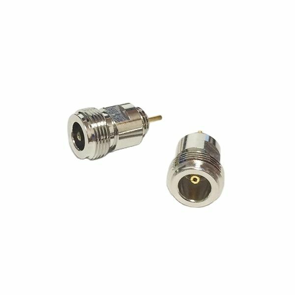 1pc NEW  N Female Jack  RF Coax Adapter Convertor Connector Solder Post  Straight  Amplifier Special Connector  Nickelplated