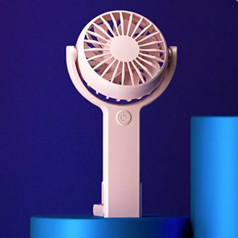 Портативный ручной 5-скоростной перезаряжаемый маленький карманный вентилятор тихий охлаждающий вентилятор для детей девочек женщин для путешествий летних концертов