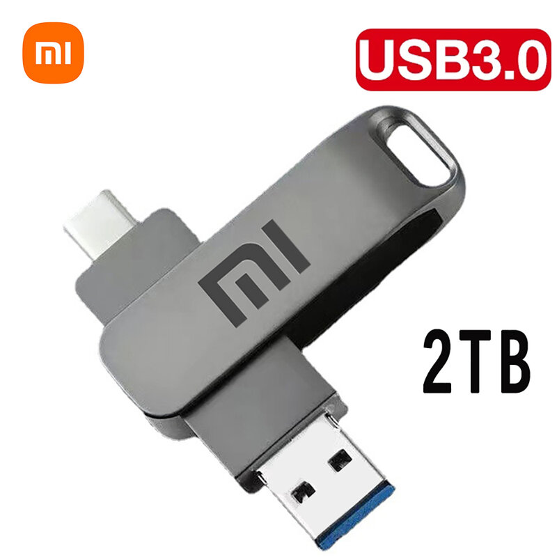 Original Xiaomi USB Flash Drive 2TB USB 3.0 Interface Real Capacity 4TB 512GB Pen Drive High-speed Flash Drive 520mb/s Suitable
