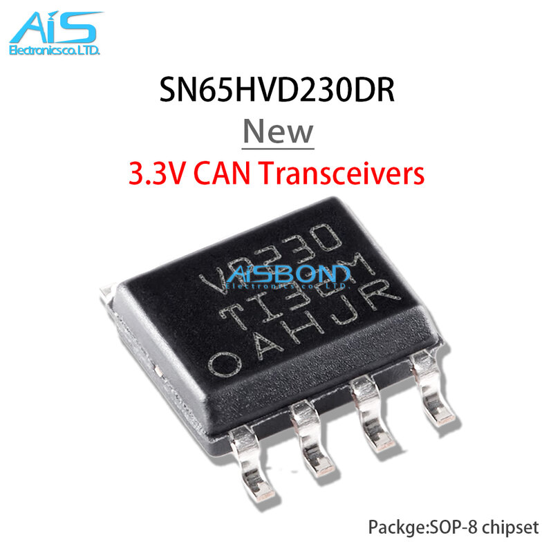 5 шт./партия, новые трансиверы SN65HVD230DR VP230 SOP-8 3,3-V CAN