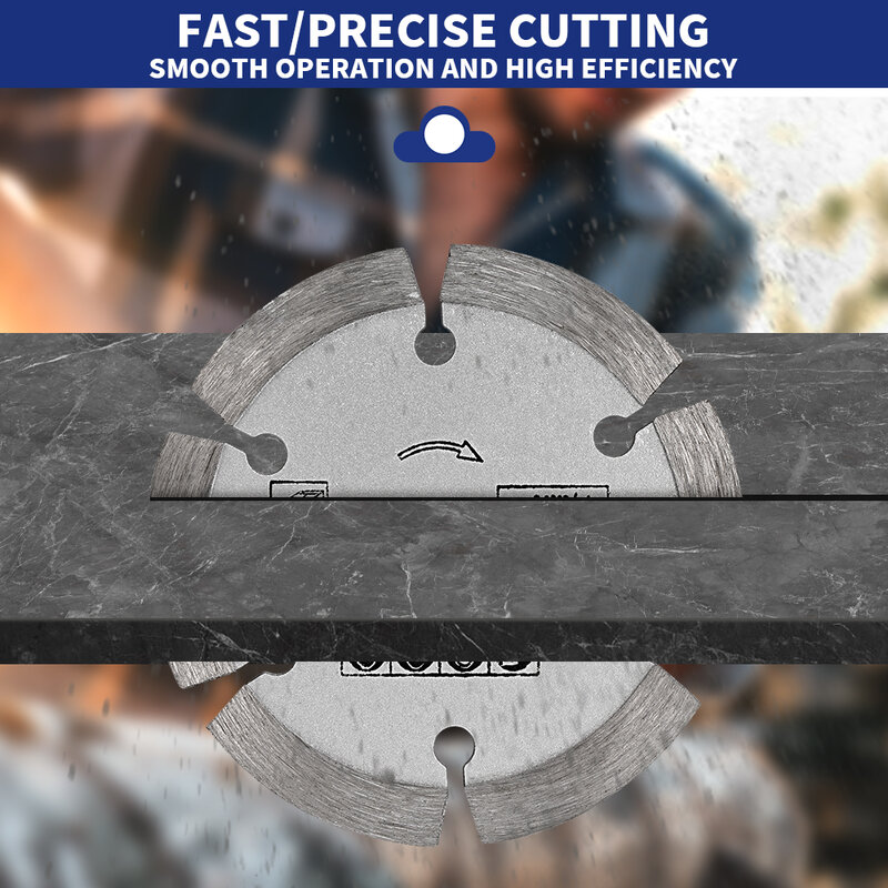 3 Inch Cutting Blade 75mm Grinding Wheel Blade Angle Grinder Saw Blade for Cutting Tile Ceramic Concrete Marble