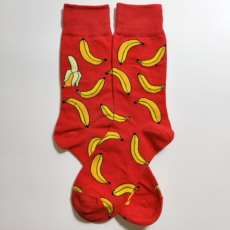 Neue 48 Stil lustige Cartoon Frauen Lächeln Socken gekämmte Baumwolle Kaninchen Obst Essen Rohr Sport Socken glücklich Kawaii Socken
