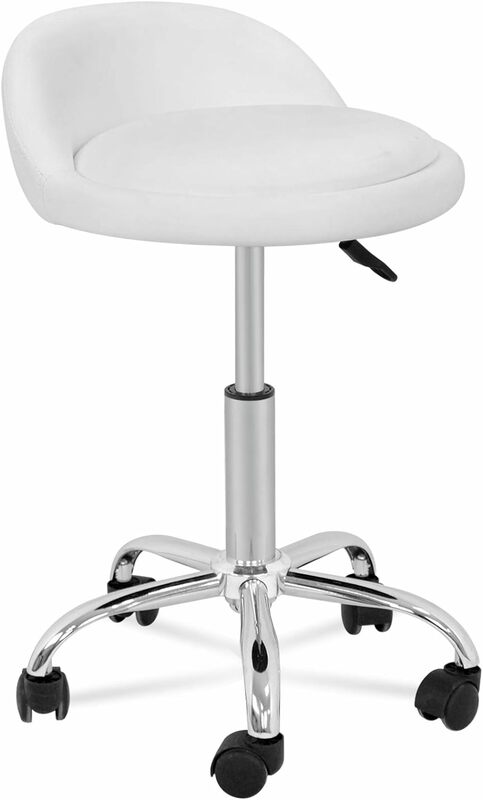 Profesjonalny regulowany okrągły stołek hydrauliczny do salonu krzesło obrotowe do masażu tatuażu Spa dla twarzy krzesło stołek