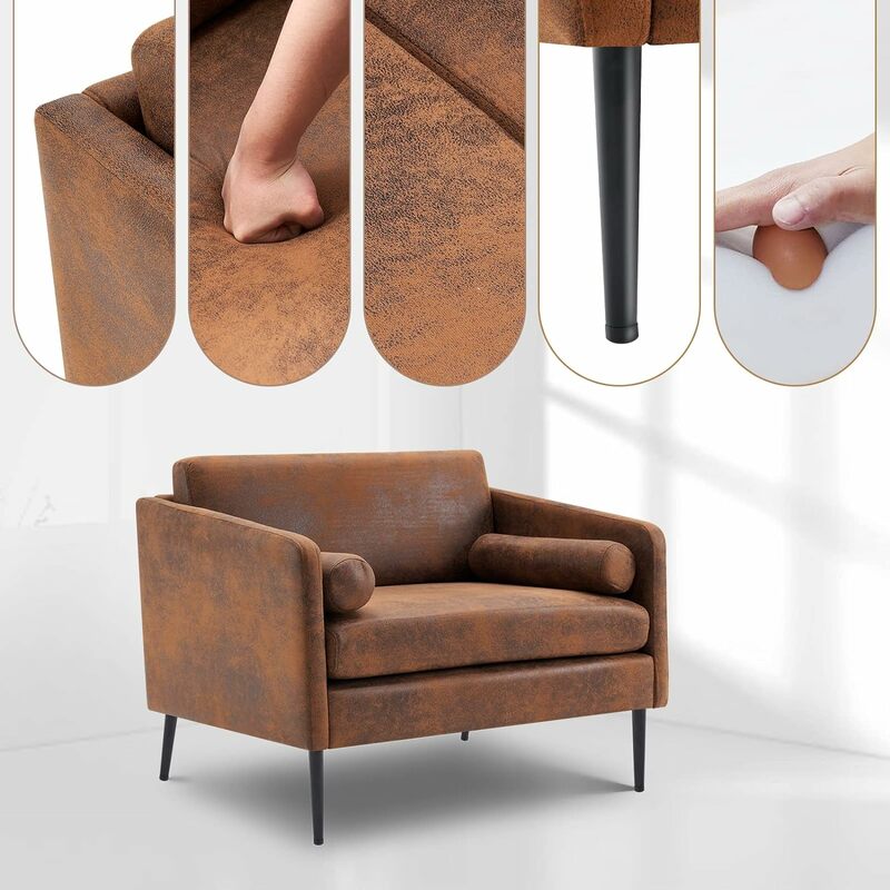 Krzesło akcentujące do salonu Wygodne krzesło do sypialni Czytanie Szerokie wygodne rustykalne krzesło boczne do biura