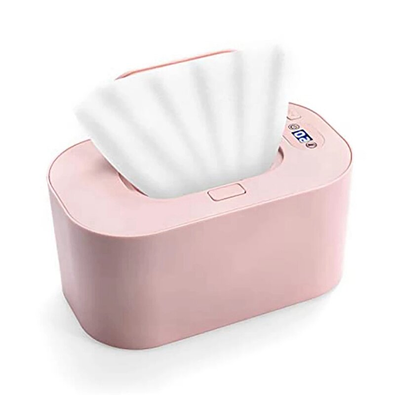 New Baby Wipe Warmer Heater Wet Towel Dispenser Napkin Heating Box Home/Car Use Mini Wipe Warmer Case Wipes