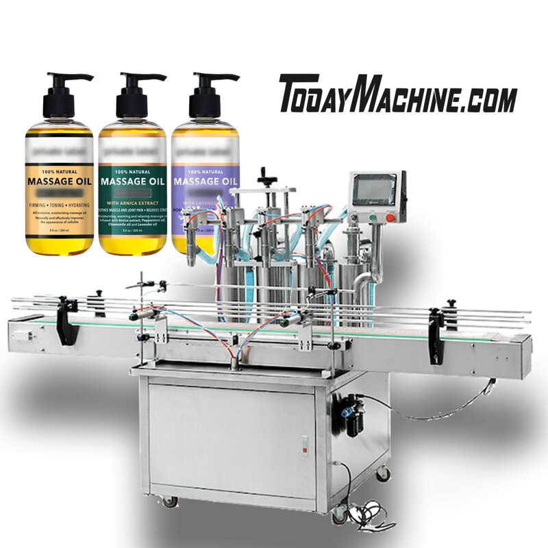 Linear Type Automatic Wash Foam Liquid Filling Machine