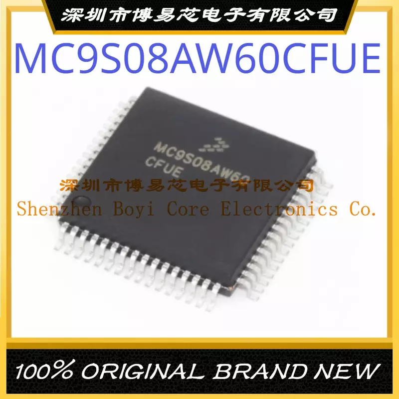 MC9S08AW60CFUE Paket LQFP-64 Chip IC Mikrokontroler Asli Baru