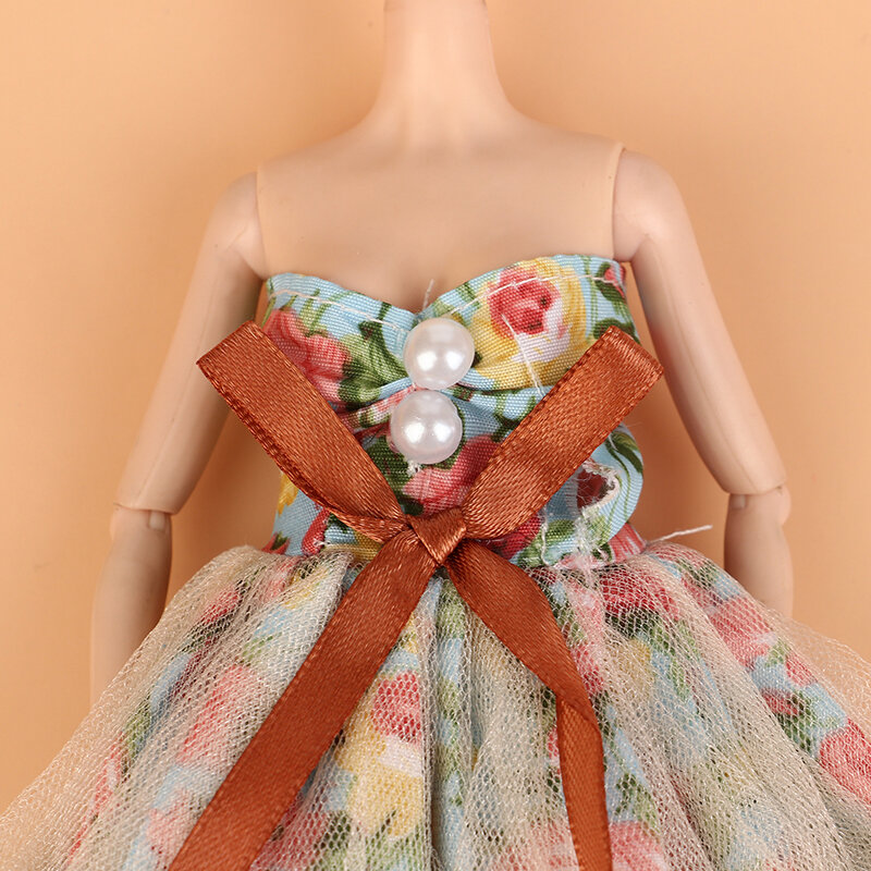 30cm ubranka dla lalki zabawka dla dziewczynki suknia wieczorowa lalka księżniczka akcesoria do spódnic ubranka dla lalki