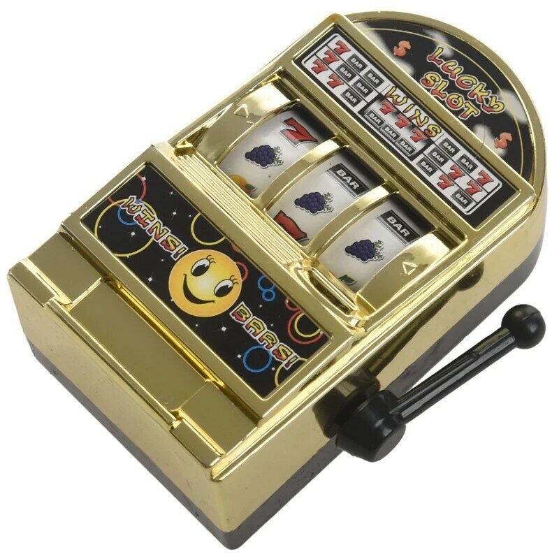 Mini Casino Jackpot Fruit Slot Machine Money Box Game Toy For Kids Adult Decompression Toys Slot Machine Toy