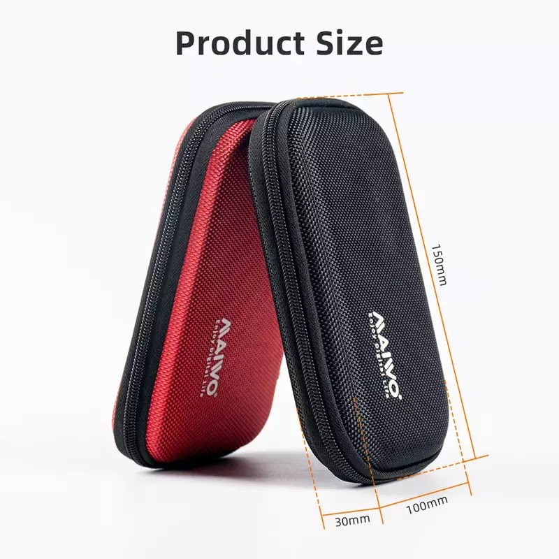 Maiwo กล่องใส่กระเป๋า HDD ขนาด2.5นิ้วกระเป๋าใส่ฮาร์ดไดรฟ์แบบพกพาสำหรับกล่อง HDD แบบพกพาภายนอกกล่องป้องกันการจัดเก็บสีดำ/ สีแดง/สีน้ำเงิน