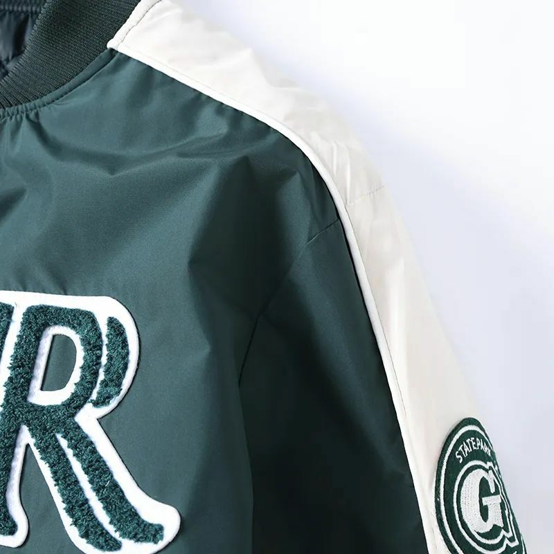Herren 2024 neue Mode lässig Joker Baseball Uniform Baumwolle gepolsterte Jacke Mantel Mantel Retro Langarm Knopf Mantel schick Mantel.
