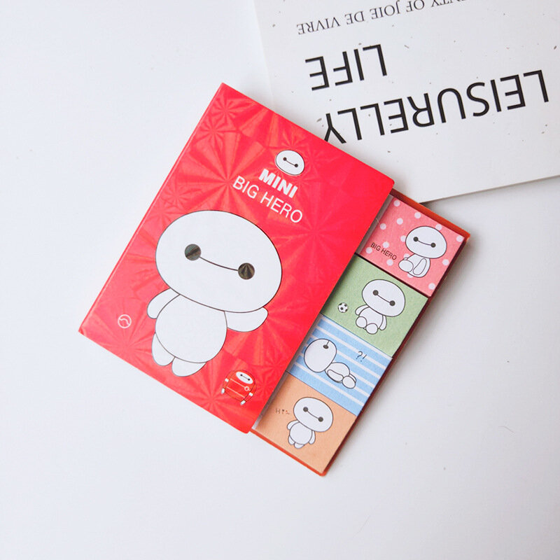 Kawaii papelaria japonês e coreano criativo bonito dos desenhos animados n vezes adesivos, almofadas de nota, mensagem adesivos