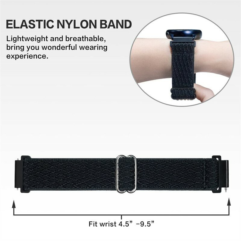 Bracelet montre élastique brillant Pride Band pour Samsung Galaxy Watch, Huawei Watch 4, 5, Pro, 3, 4, Classic, Active 2, GT 2, 3, GT2, 20mm, 22mm