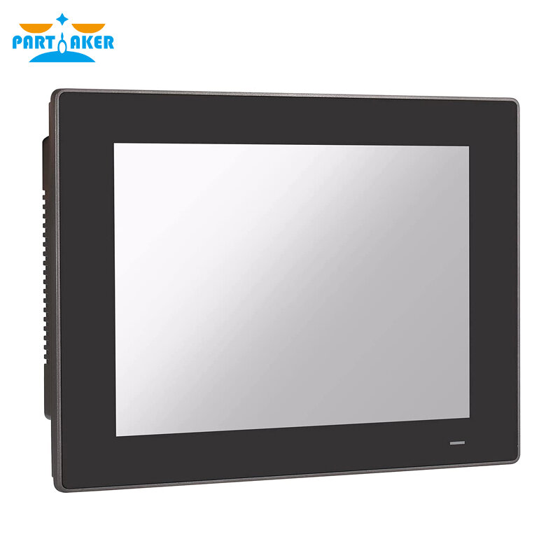 Pannello PC industriale TFT da 12.1 pollici Touch Screen capacitivo proiettato a 10 punti pannello frontale Intel J1800 J1900 i5 IP65 VGA senza ventola