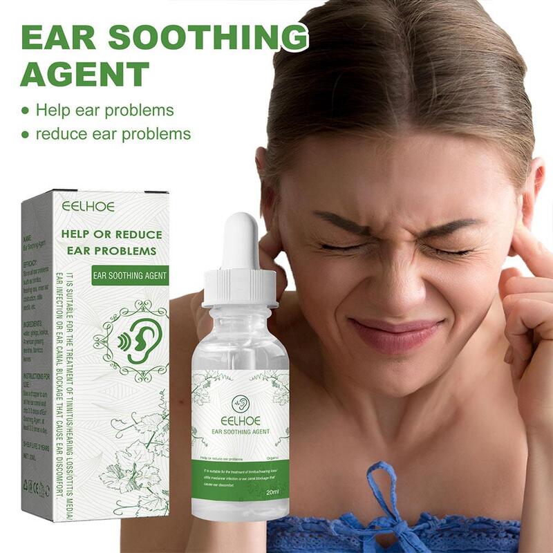 Ear Ringing tratamento óleo, alivia a dor desentupe, Ear Remedy, Anti Loss Hearing, Herbal Ear Dores, Orelhas, Alivia Orelhas, 20ml, B7E4