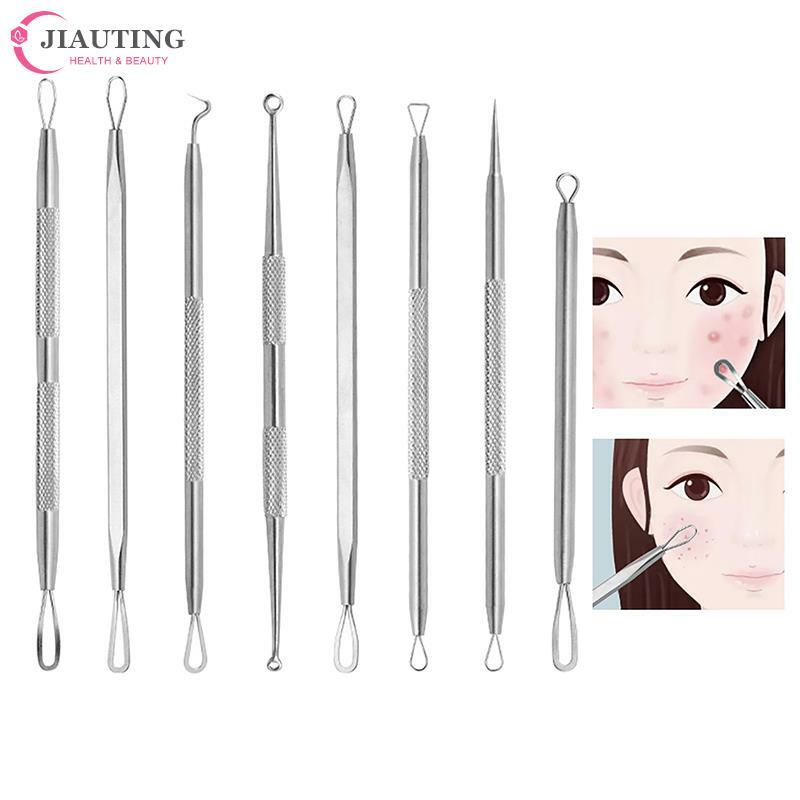 Dual Heads Acne Needle Blackhead Blemish Squeeze brufolo Extractor Remover Spot Cleaner Beauty Skin Care Tool