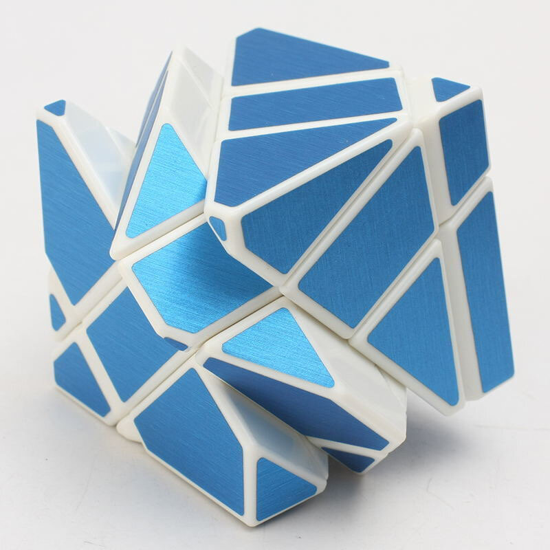 3x3x3 Puzzle Magico Cubo 3 gładkie lustro kostka magiczna kostka przestrzenne Puzzle zabawka dla dzieci magiczna kostka puzzli