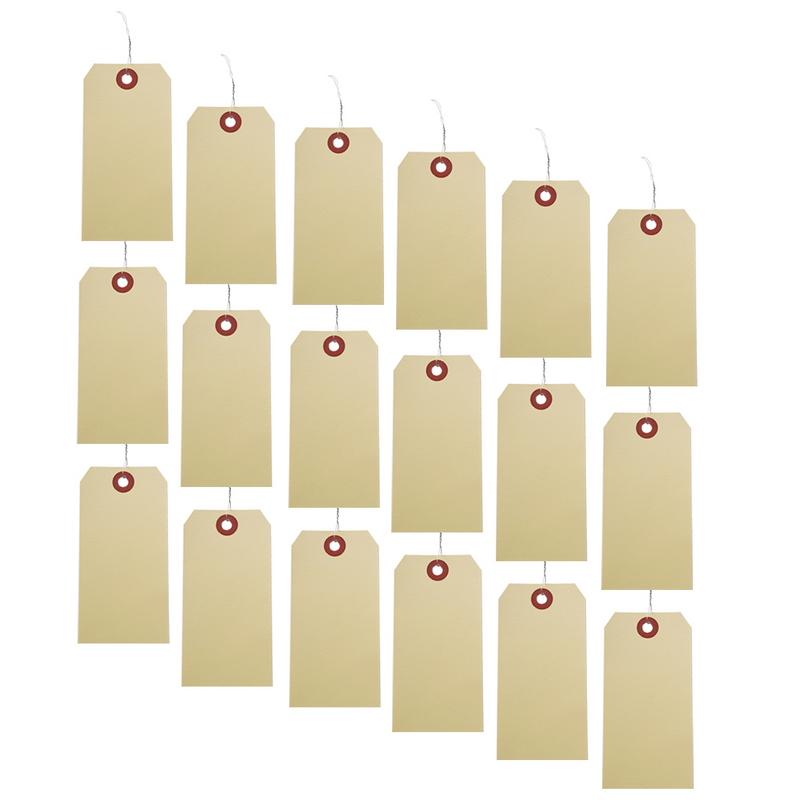 Blank Wire Cardstock Shipping Tag, papel Pendurar Tags, Inventário Tags, Grandes Tags, Embalagem Inventário Bagagem